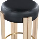 Harrison Vegan Leather Upholstered Counter Stool