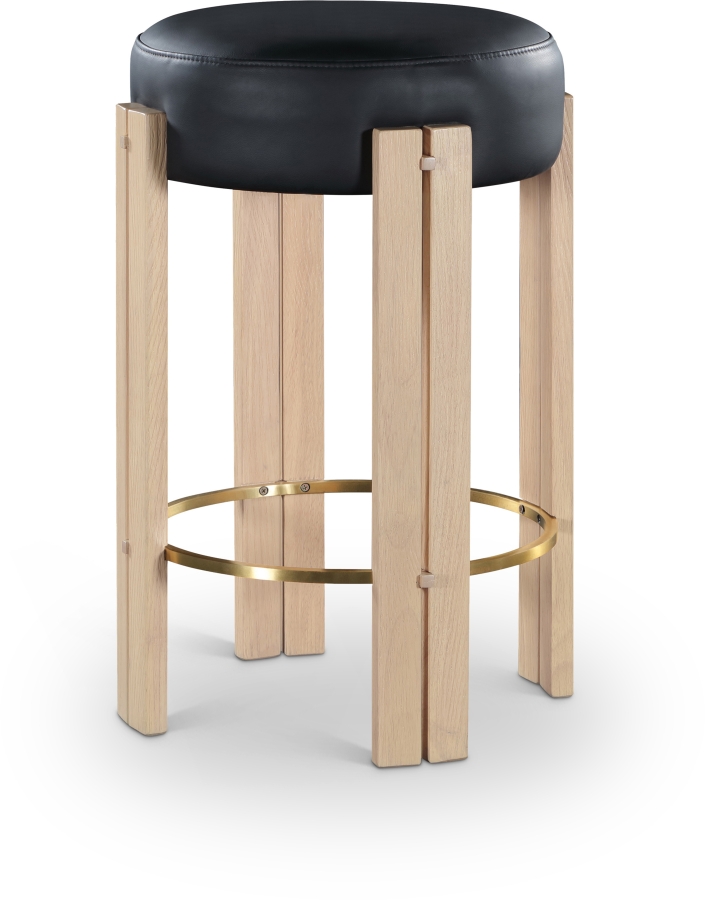 Harrison Vegan Leather Upholstered Counter Stool