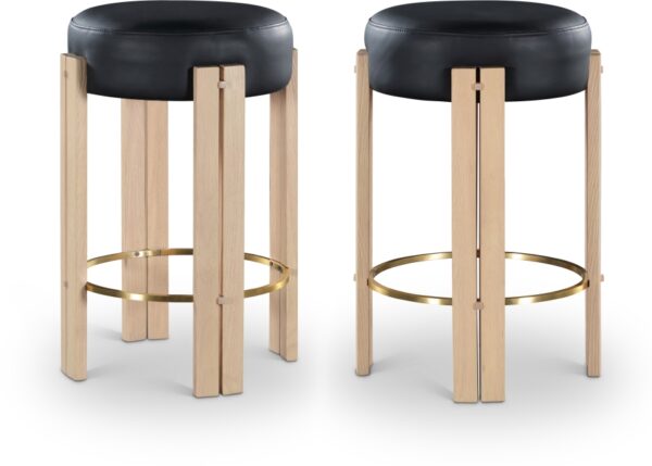 Harrison Vegan Leather Upholstered Counter Stool