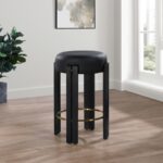 Harrison Vegan Leather Upholstered Counter Stool