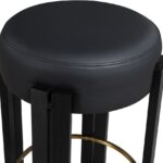 Harrison Vegan Leather Upholstered Counter Stool