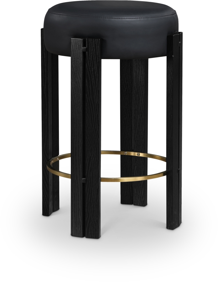 Harrison Vegan Leather Upholstered Counter Stool