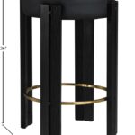 Harrison Vegan Leather Upholstered Counter Stool