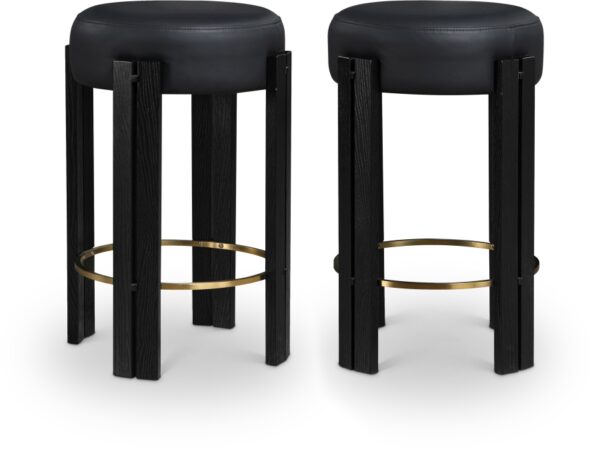 Harrison Vegan Leather Upholstered Counter Stool