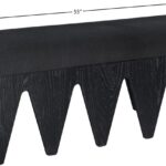 Altair Velour Fur Fabric Upholstered Bench