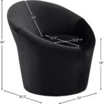 Tristan Velvet Upholstered Accent Chair