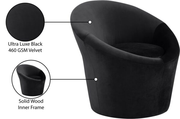 Tristan Velvet Upholstered Accent Chair