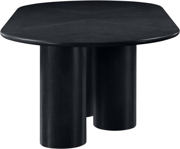 Dolan 95.25" - 143.25" Solid Wood And Oak Veneer Extendable Dining Table