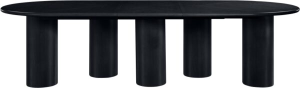 Dolan 95.25" - 143.25" Solid Wood And Oak Veneer Extendable Dining Table