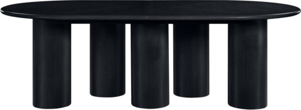Dolan 95.25" - 143.25" Solid Wood And Oak Veneer Extendable Dining Table