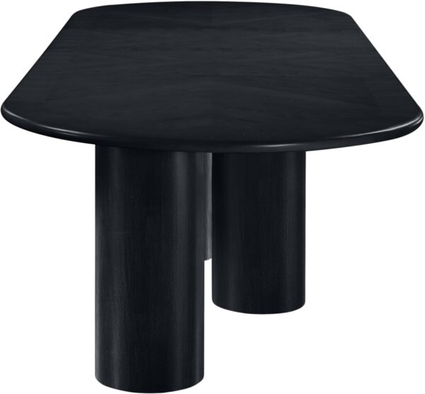 Dolan 95.25" - 143.25" Solid Wood And Oak Veneer Extendable Dining Table