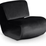 Nouveau Velvet Upholstered Accent Chair