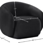 Emery Velvet Upholstered Accent Chair