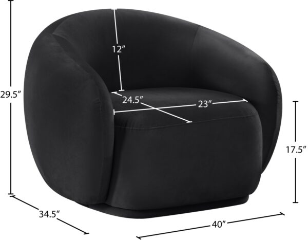 Emery Velvet Upholstered Accent Chair