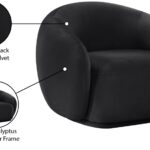 Emery Velvet Upholstered Accent Chair