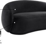 Emery 77" Velvet Upholstered Loveseat