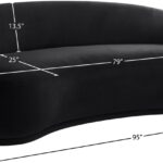 Emery 95" Velvet Upholstered Sofa