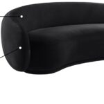 Emery 95" Velvet Upholstered Sofa