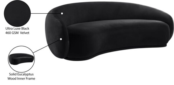Emery 95" Velvet Upholstered Sofa
