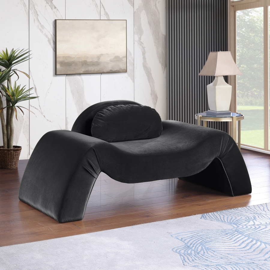 Austin Velvet Upholstered Accent Chair