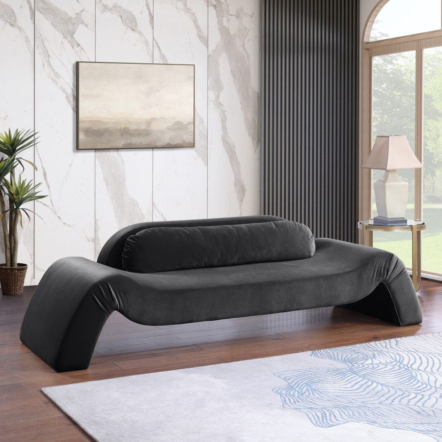 Austin 107" Velvet Upholstered Upholstered Sofa