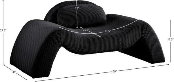 Austin Corduroy Upholstered Accent Chair