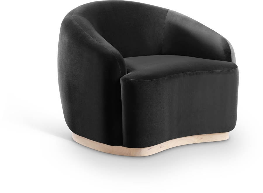 Gustavo Velvet Upholstered Accent Chair