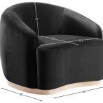 Gustavo Velvet Upholstered Accent Chair