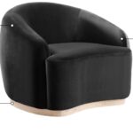 Gustavo Velvet Upholstered Accent Chair