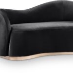 Gustavo 72.5" Velvet Upholstered Upholstered Loveseat