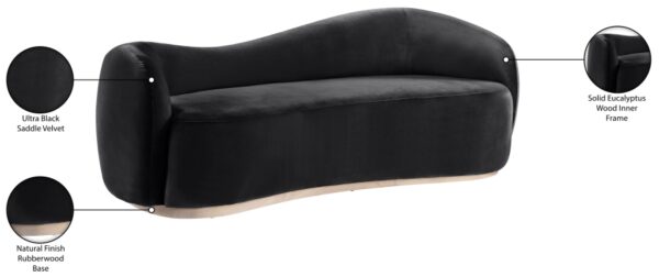 Gustavo 92.5" Velvet Upholstered Upholstered Sofa