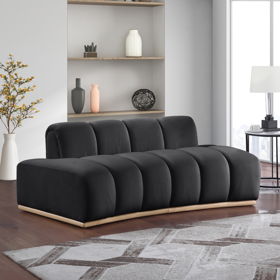 Jace 78.5" Velvet Upholstered Upholstered Loveseat