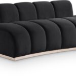 Jace 78.5" Velvet Upholstered Upholstered Loveseat