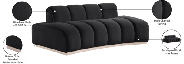 Jace 78.5" Velvet Upholstered Upholstered Loveseat