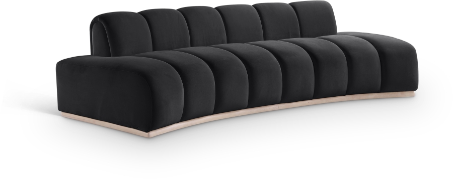 Jace 106" Velvet Upholstered Upholstered Sofa