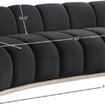 Jace 106" Velvet Upholstered Upholstered Sofa