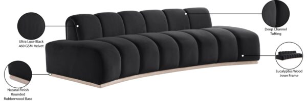Jace 106" Velvet Upholstered Upholstered Sofa