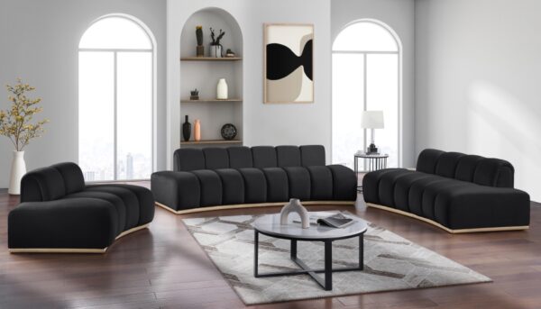 Jace 106" Velvet Upholstered Upholstered Sofa