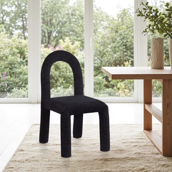 Amari Chenille Fabric Upholstered Dining Chair