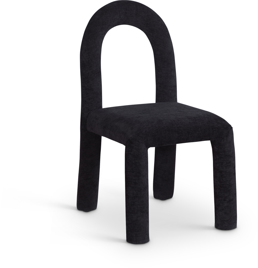 Amari Chenille Fabric Upholstered Dining Chair