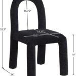 Amari Chenille Fabric Upholstered Dining Chair