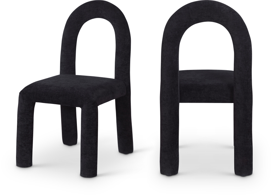 Amari Chenille Fabric Upholstered Dining Chair