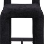 Amari Chenille Fabric Upholstered Counter Stool