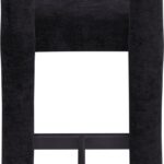 Amari Chenille Fabric Upholstered Counter Stool