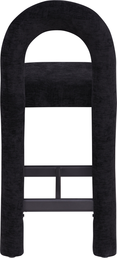 Amari Chenille Fabric Upholstered Counter Stool
