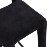 Amari Chenille Fabric Upholstered Counter Stool