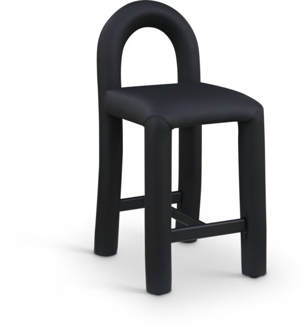 Amari Vegan Leather Upholstered Counter Stool