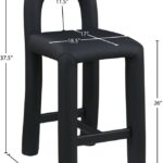 Amari Vegan Leather Upholstered Counter Stool