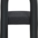 Amari Vegan Leather and Boucle Fabric Upholstered Dining Chair