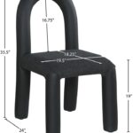 Amari Vegan Leather and Boucle Fabric Upholstered Dining Chair